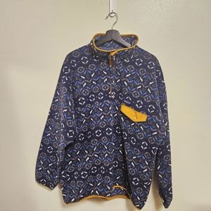 Patagonia Synchilla Snap-T Fleece Pullover Tundra Cluster in Navy